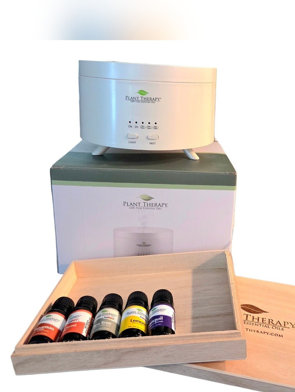Essential Oil Diffuser & Oils Plant Therapy Aroma Fuse Tranquil Cinnamon Orange